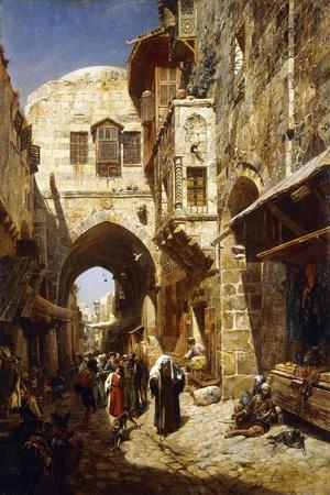 Davidstrasse, Jerusalem, 1887