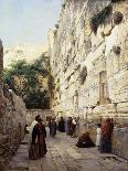 Praying at the Western Wall, Jerusalem-Gustave Bauernfeind-Giclee Print