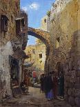 At the Entrance to the Temple Mount, Jerusalem, 1886-Gustave Bauernfeind-Giclee Print