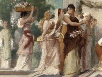 Women Merchants, San Francisco, California, 19th Century-Gustave Boulanger-Framed Stretched Canvas