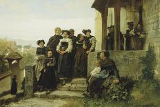 After the Protestant Church Service, 1872-Gustave Brion-Giclee Print