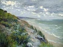 Cliffs by the Sea at Trouville-Gustave Caillebotte-Giclee Print