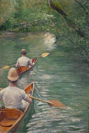 Perissoires-The canoes, 1878 Oil on canvas, 155 x 108 cm.