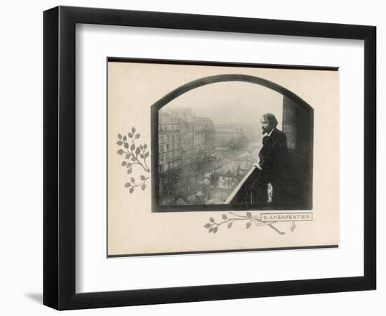 Gustave Charpentier French Composer-null-Framed Art Print