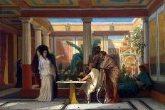 La Répétition du "Joueur de Flûte..." et de "la Femme de Diomède" dans l'atrium de la Maison-Gustave Clarence Rodolphe Boulanger-Giclee Print