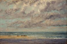 Marine - Les Equilleurs-Gustave Courbet-Giclee Print
