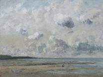 Rivage de Normandie (plage de Trouville - Deauville)-Gustave Courbet-Giclee Print