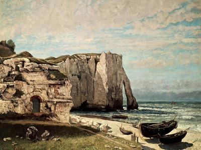 The Cliffs at Etretat after the Storm, 1870