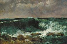 The Wave-Gustave Courbet-Giclee Print
