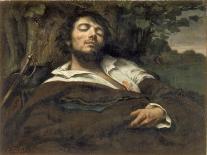 The Stream from the Black Cavern-Gustave Courbet-Giclee Print