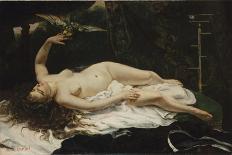 Mère Grégoire, 1855 and 1857-59-Gustave Courbet-Giclee Print