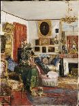 An Interior of a Sitting Room, 1882-Gustave De Launay-Giclee Print