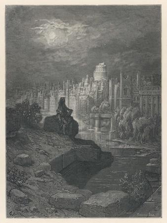 Traveller from New Zealand in Days to Come Contemplates the Ruins of London That Once Great City