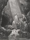 Dante and Virgil Looking into the Inferno, 1863-Gustave Doré-Giclee Print