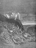 Daniel in the Den of Lions, Daniel 6:16-17, Illustration from Dore's 'The Holy Bible', Engraved…-Gustave Doré-Giclee Print