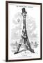 Gustave Eiffel a Satire on the Recently Built Eiffel Tower: "Our Artist's Latest Tour de Force"-Linley Sambourne-Framed Art Print