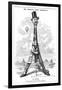 Gustave Eiffel a Satire on the Recently Built Eiffel Tower: "Our Artist's Latest Tour de Force"-Linley Sambourne-Framed Art Print