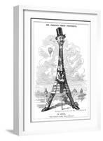 Gustave Eiffel a Satire on the Recently Built Eiffel Tower: "Our Artist's Latest Tour de Force"-Linley Sambourne-Framed Art Print