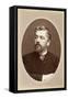 Gustave Eiffel, buste dans un ovale, bras droit sur la poitrine-Eugène Ernest Appert-Framed Stretched Canvas