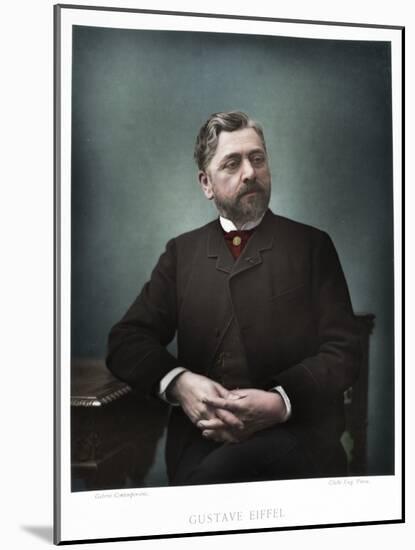 Gustave Eiffel, French engineer, 1880-Eugene Pirou-Mounted Photographic Print