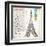 Gustave Eiffel Sketchbook-Angela Staehling-Framed Art Print