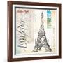 Gustave Eiffel Sketchbook-Angela Staehling-Framed Art Print