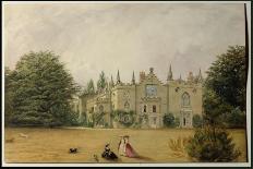 View of Strawberry Hill, Middlesex from the Gardens-Gustave Ellinthorpe Sintzenich-Mounted Giclee Print