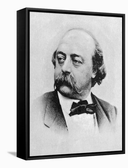 Gustave Flaubert French Writer-null-Framed Stretched Canvas