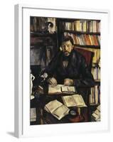 Gustave Geffroy, c.1895-Paul Cézanne-Framed Giclee Print