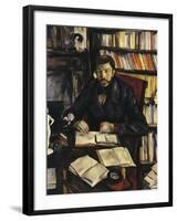 Gustave Geffroy, c.1895-Paul Cézanne-Framed Giclee Print