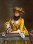 The Yellow Dress-Gustave Jacquet-Giclee Print