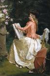 The Artist in the Garden-Gustave Jean Jacquet-Giclee Print