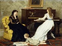 Practising-Gustave Leonard de Jonghe-Framed Giclee Print