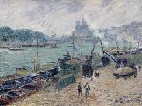 The Port of Fecamp, 1924-Gustave Loiseau-Giclee Print