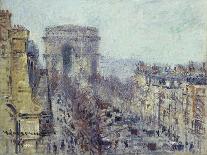 L'Avenue de Friedland, Paris 1925, 1925-Gustave Loiseau-Giclee Print