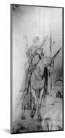 Gustave Moreau (Persian poet on a unicorn) Art Poster Print-null-Mounted Poster