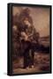 Gustave Moreau (Tracianische woman with the head of Orpheus and his lyre) Art Poster Print-null-Framed Poster