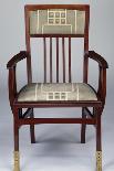 Art Nouveau Style Armchair, Part of Set Designed for Hall-Gustave Serrurier-Bovy-Giclee Print