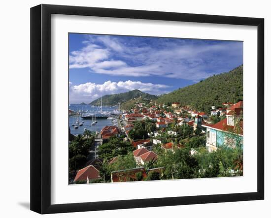 Gustavia, St. Barts, French West Indes-Walter Bibikow-Framed Photographic Print
