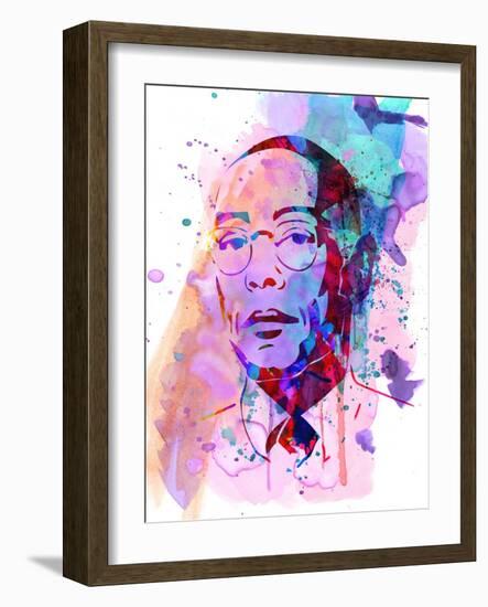 Gustavo Watercolor-Anna Malkin-Framed Art Print