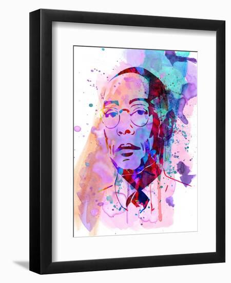 Gustavo Watercolor-Anna Malkin-Framed Art Print