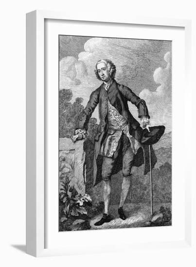 Gustavus Viscount Boyne-William Hogarth-Framed Art Print