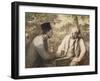 Gute Freunde-Honoré Daumier-Framed Giclee Print