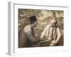 Gute Freunde-Honoré Daumier-Framed Giclee Print