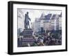 Gutemberg Square in Strasbourg-P. Sellier-Framed Giclee Print