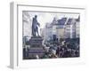 Gutemberg Square in Strasbourg-P. Sellier-Framed Giclee Print