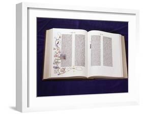 Gutenberg Bible: Book of Daniel-null-Framed Giclee Print