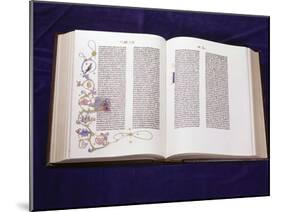 Gutenberg Bible: Book of Daniel-null-Mounted Giclee Print