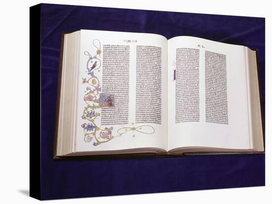 Gutenberg Bible: Book of Daniel-null-Stretched Canvas