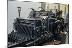 Gutenberg Printing Press, Gutenberg Museum, Mainz, Germany-Jim Engelbrecht-Mounted Photographic Print